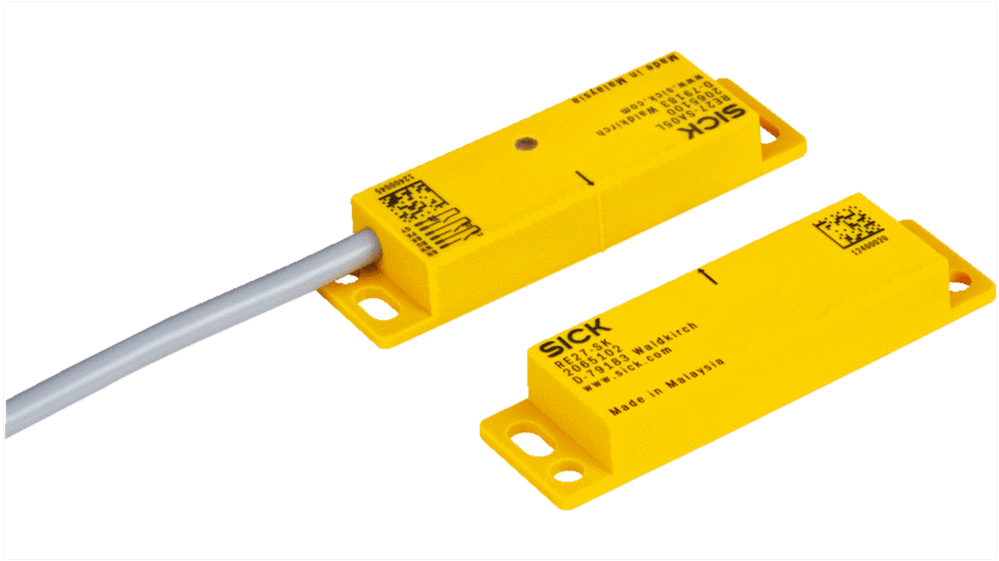SICK RE27 Safety Interlock Switch, 2 N/O, Magnet, Vistal