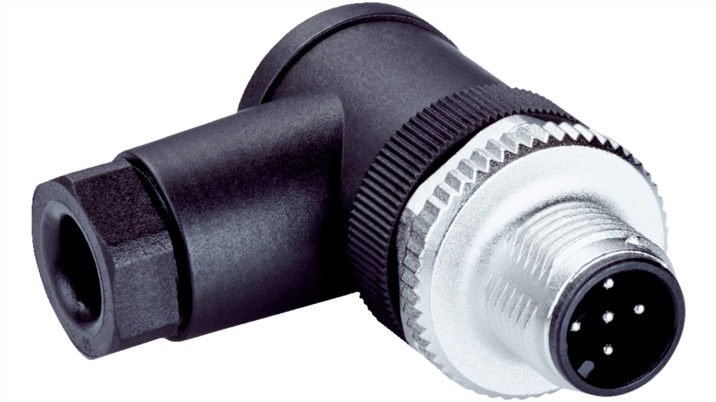 SICK Circular Connector, 5 Contacts, Cable Mount, M12 Connector, Plug, Male, IP67, STE Series