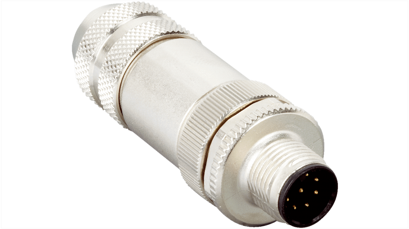 SICK Circular Connector, 8 Contacts, Cable Mount, M12 Connector, Plug, Male, IP67, STE Series