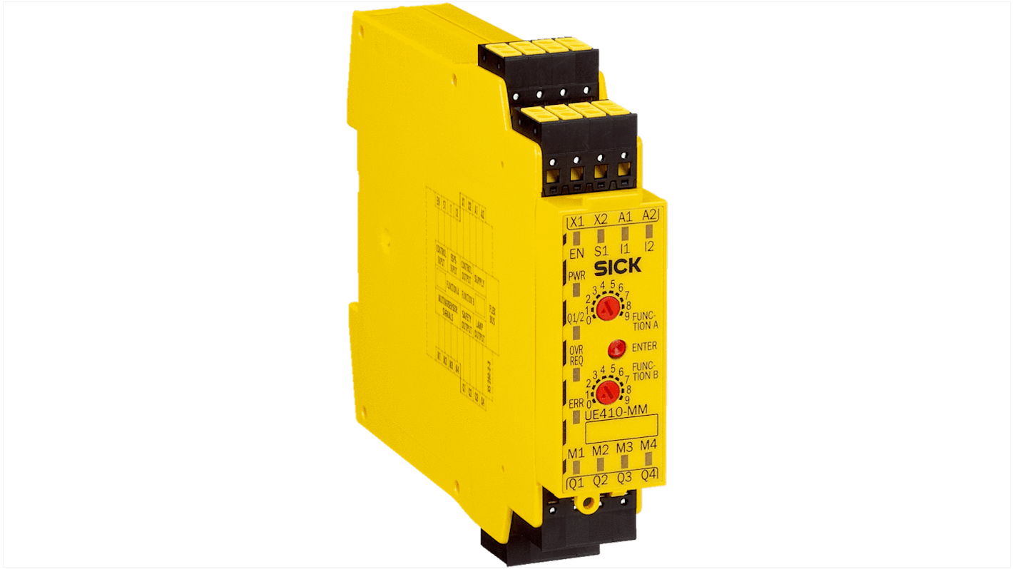 SICK UE410 Series Safety Controller, 2 Safety Inputs, 2 Safety Outputs, 24 V dc
