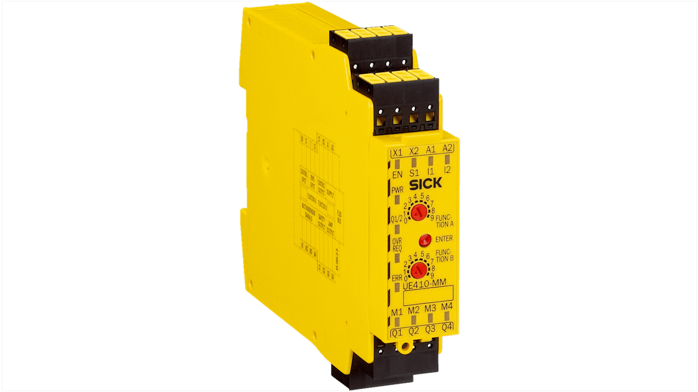 Sick UE410 Series Safety Controller, 2 Safety Inputs, 2 Safety Outputs, 24 V dc