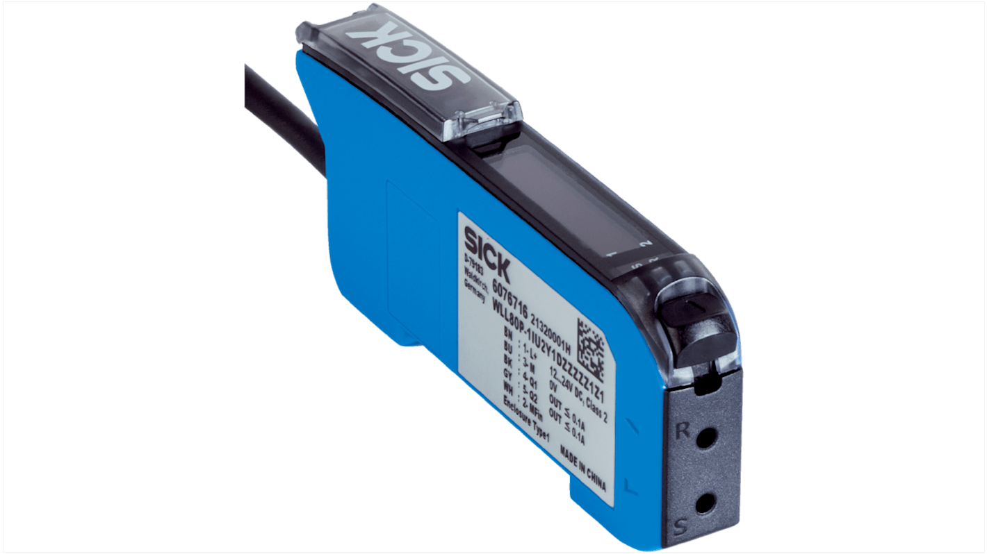 Sick Fibre Optic Sensor, PNP/NPN Output, IP54, 12 → 30 V dc