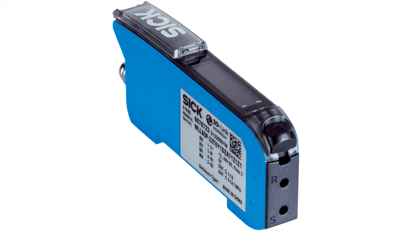 Sensore per fibre ottiche SICK, PNP/NPN, Connettore M8, 12 → 30 V c.c., IP54