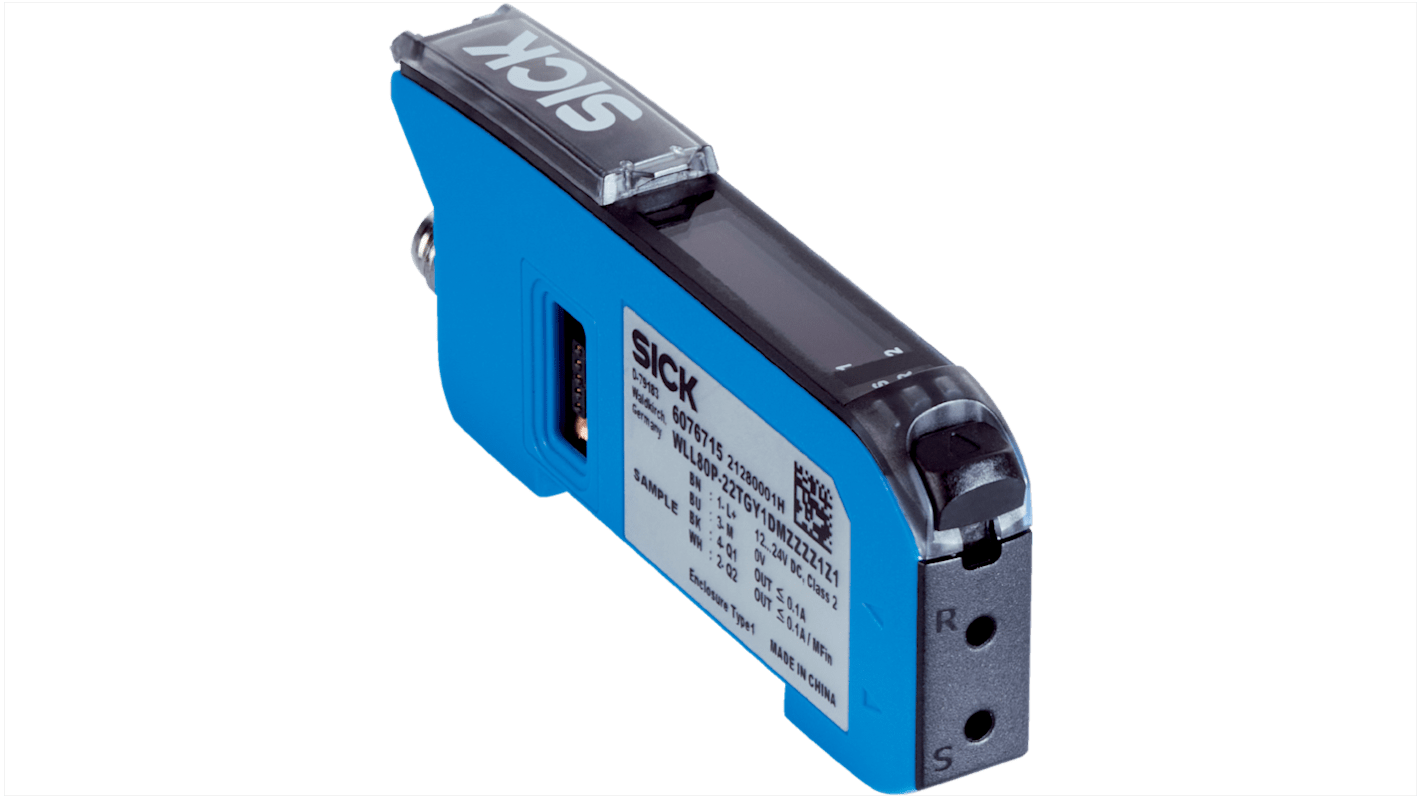 SICK Fibre Optic Sensor, PNP/NPN Output, IP54, 12 → 24 V dc