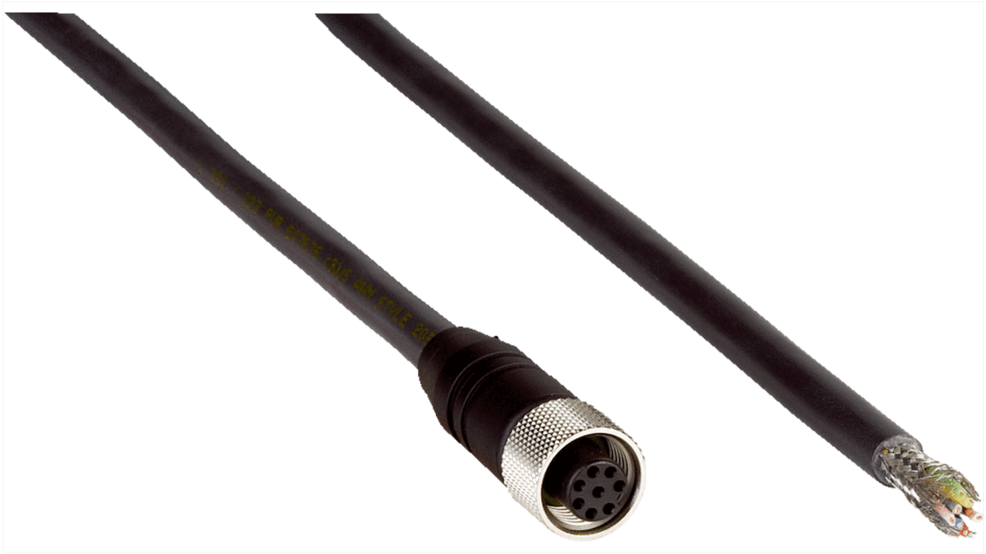 Złącze i kabel ze złączem Złącze M12 liczba rdzeni 8 długość 10m Rodzaj A Żeńskie