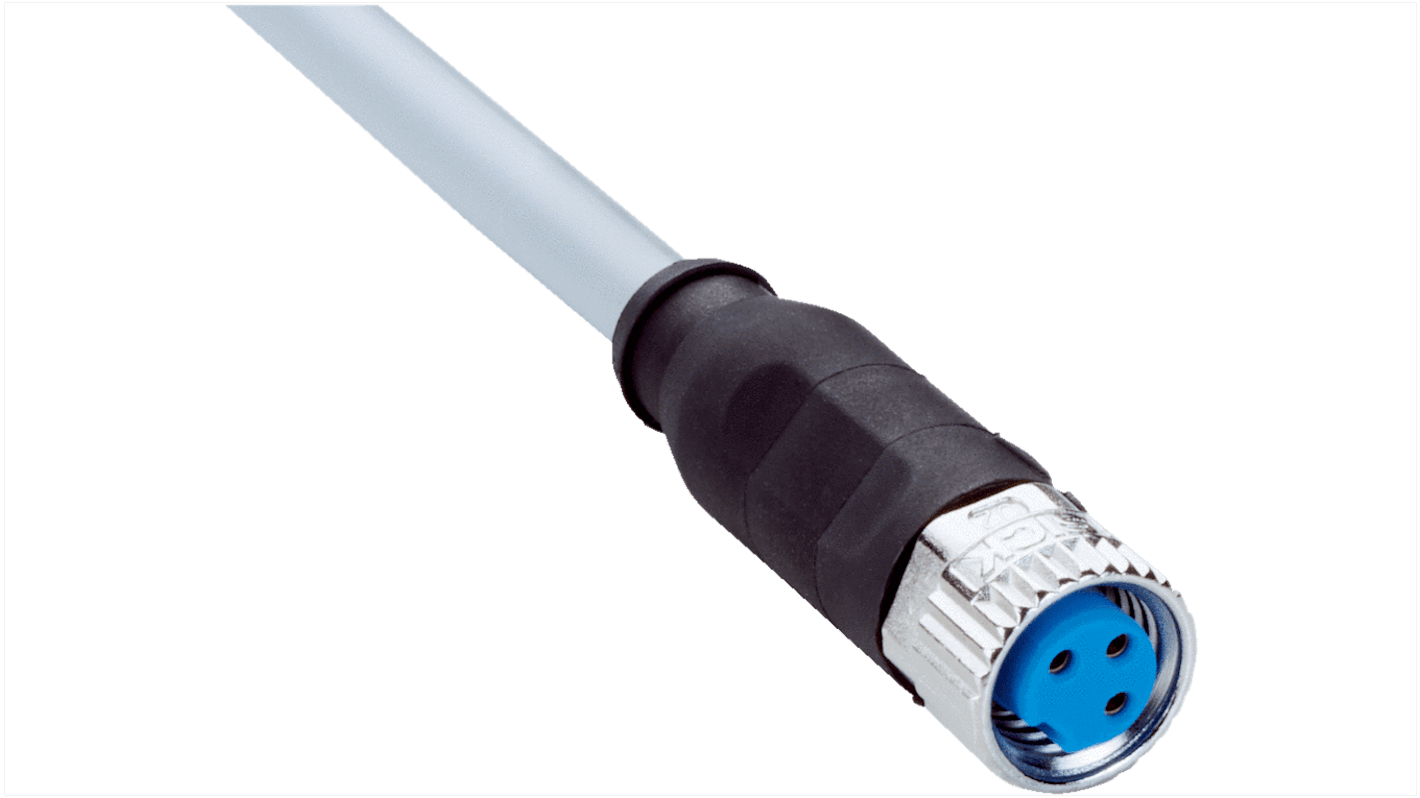 Złącze i kabel Złącze A M8 liczba rdzeni 3 długość 15m Rodzaj A Żeńskie
