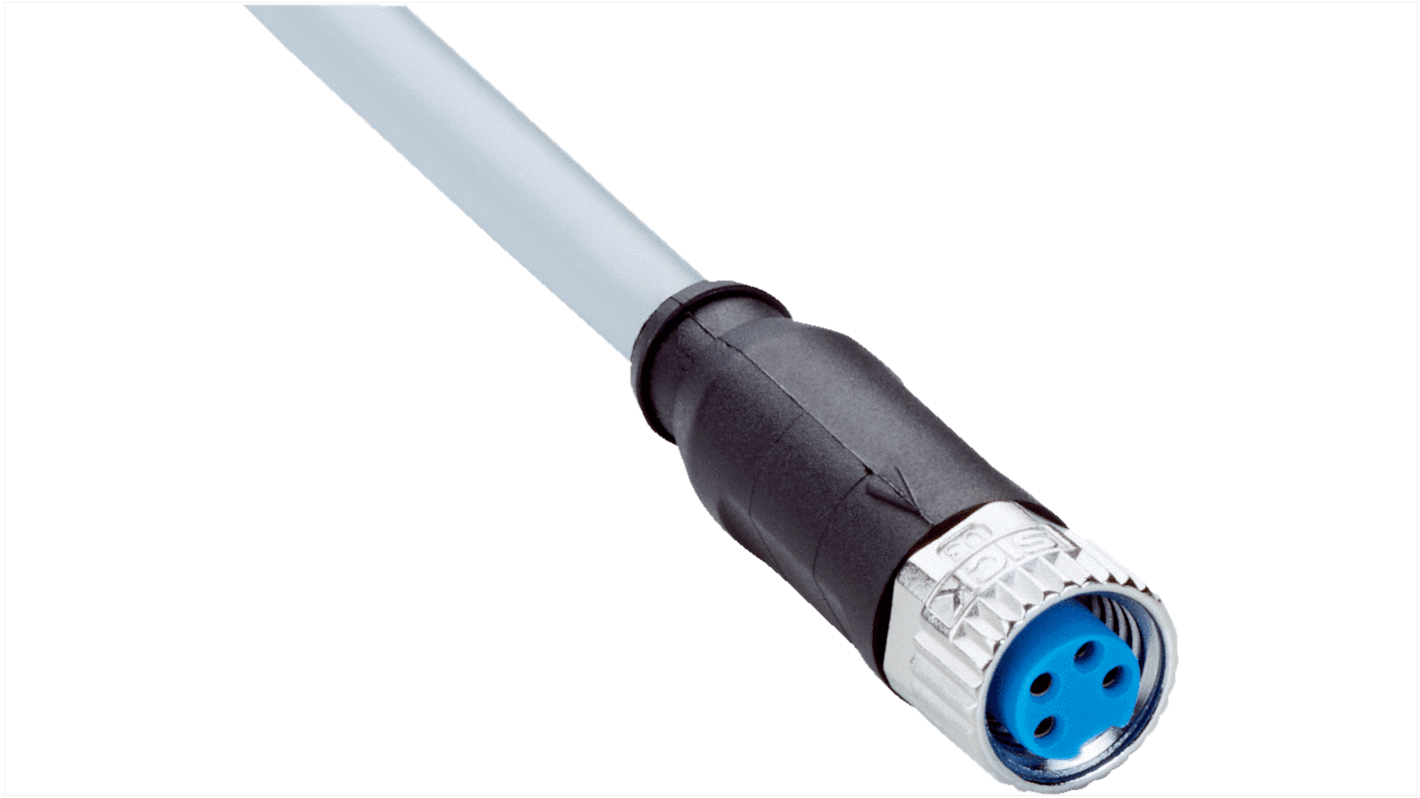 Złącze i kabel Złącze A M8 liczba rdzeni 4 długość 3m Rodzaj A Żeńskie