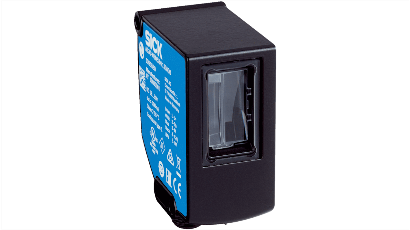 Sensori di colore SICK, LED, rilevamento 100 mm, uscita PNP/NPN, 100 mA