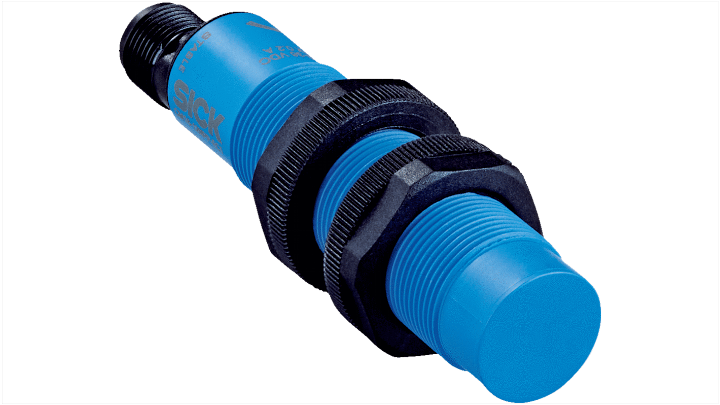 Rs-Online Sensore di prossimità Cilindro filettato SICK M18 rilevamento 12 mm 10 → 36 V CC