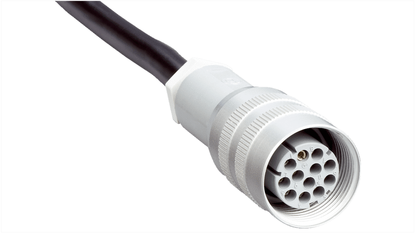 Conector y cable Sick, con. A M26 Hembra, 12 polos, con. B Sin terminación, long. 7.5m, 60 V ac / dc, 5 A, IP65