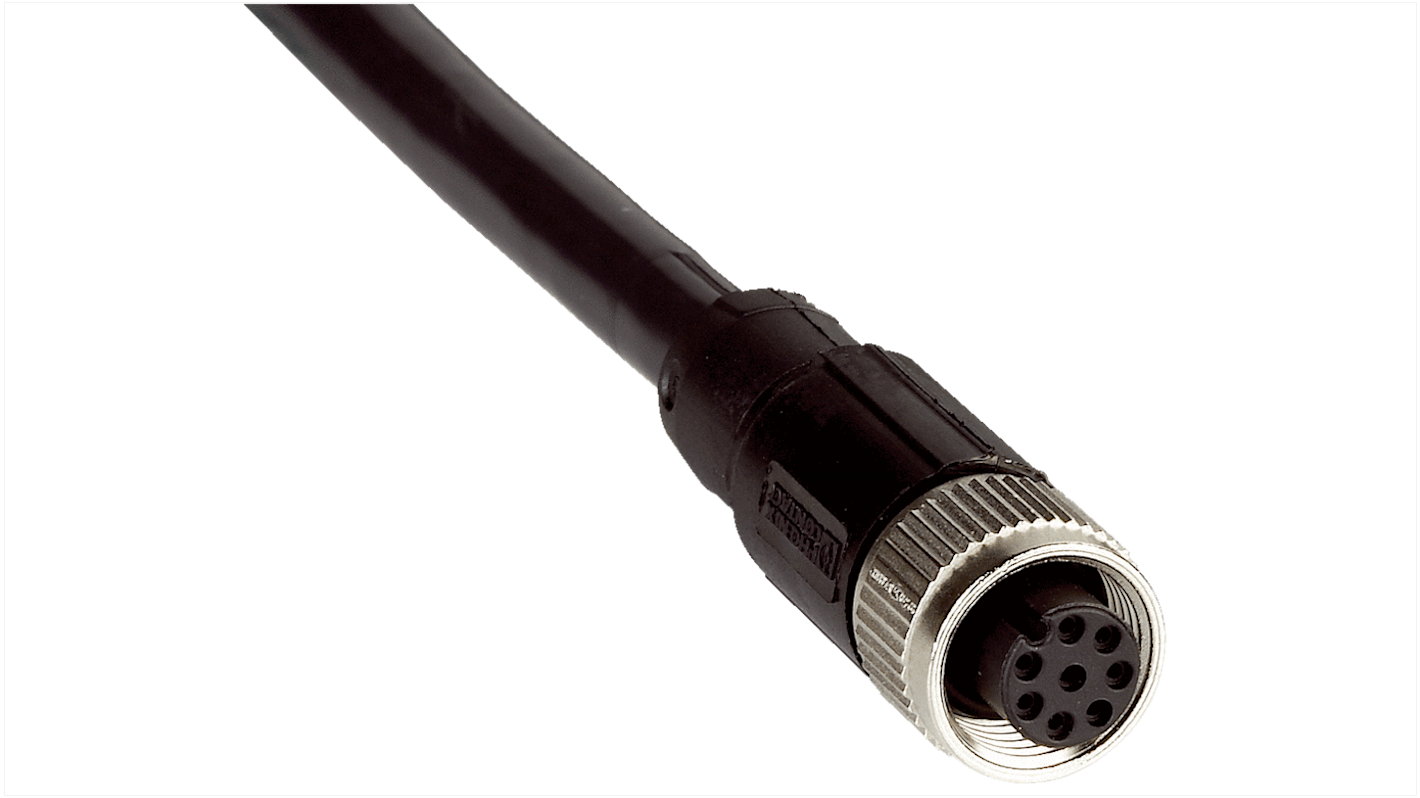 Złącze i kabel ze złączem Złącze M12 liczba rdzeni 8 długość 30m Rodzaj A Żeńskie
