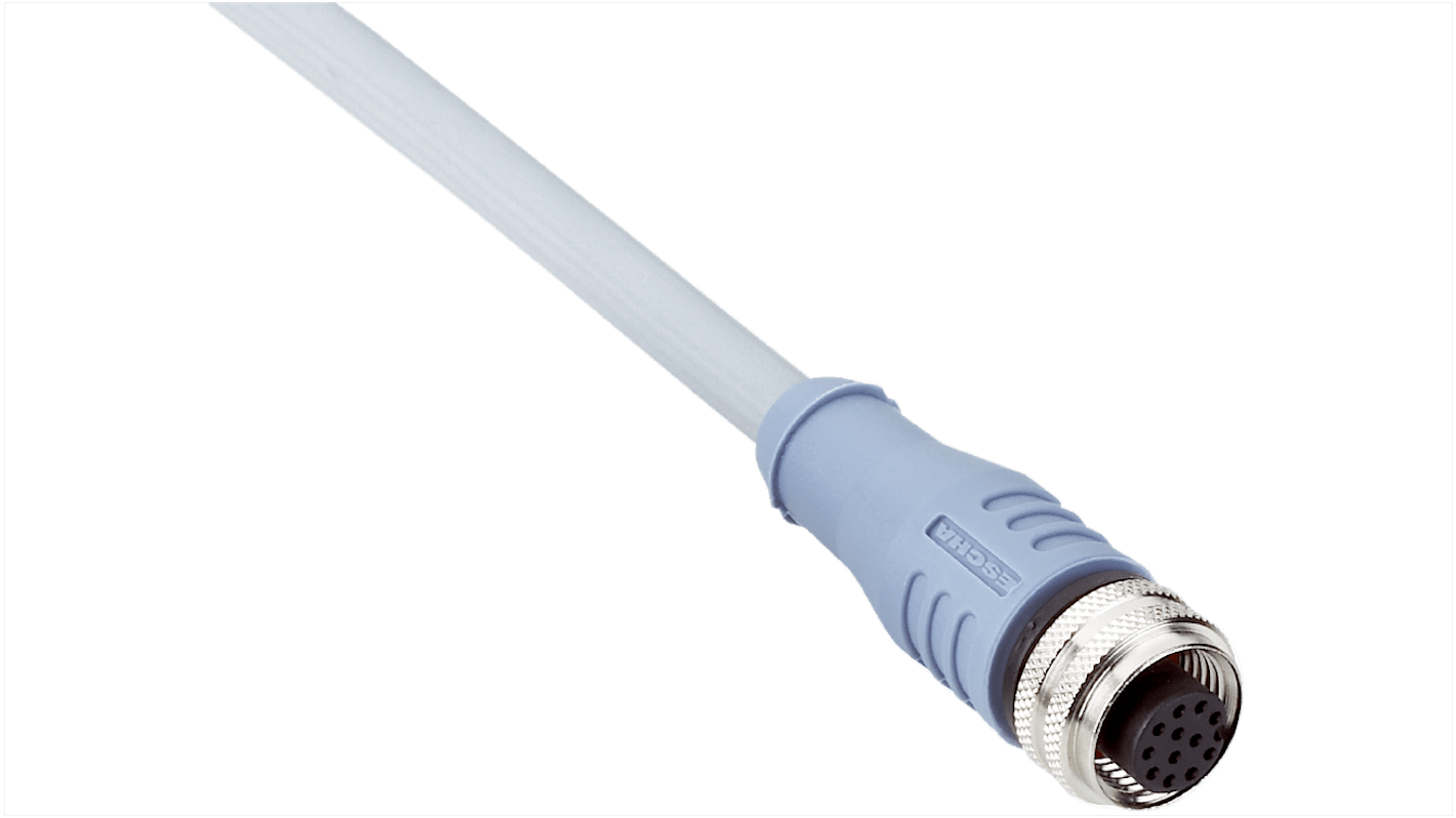 Złącze i kabel ze złączem Złącze M12 liczba rdzeni 12 długość 10m Rodzaj A Żeńskie