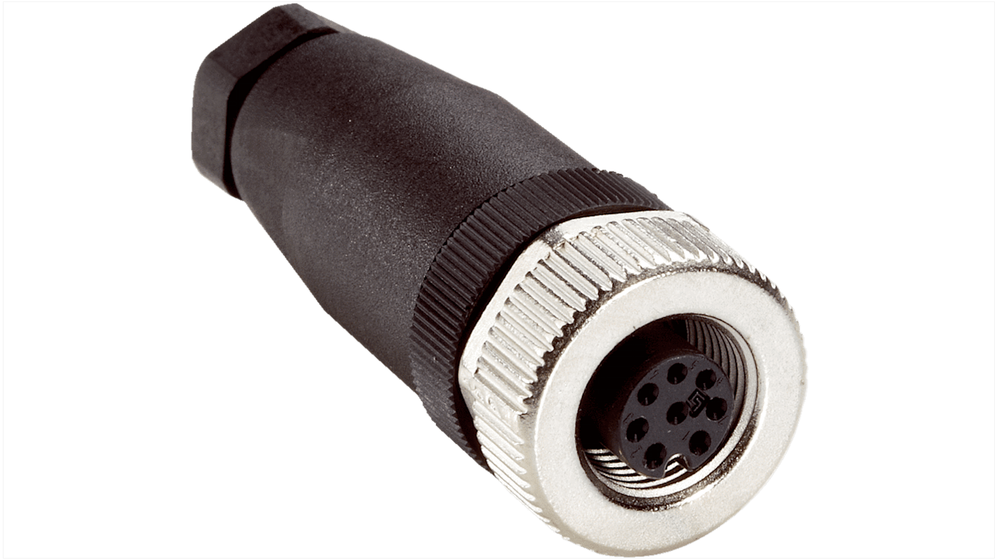 SICK Circular Connector, 8 Contacts, Cable Mount, M12 Connector, Socket, Female, IP67, STE Series