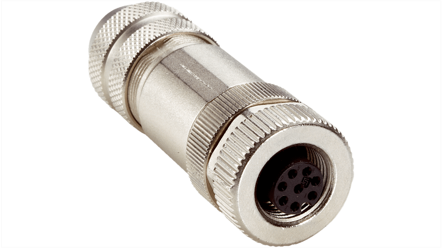 SICK Circular Connector, 8 Contacts, Cable Mount, M12 Connector, Socket, Female, IP67, STE Series