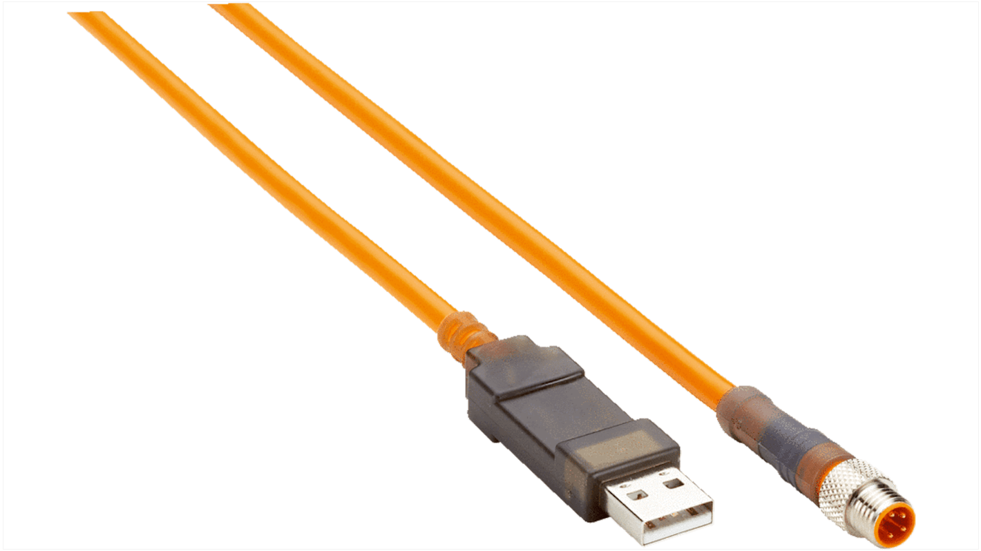 Złącze i kabel Złącze A M8 liczba rdzeni 4 długość 10m Rodzaj A Męskie Złącze B USB A