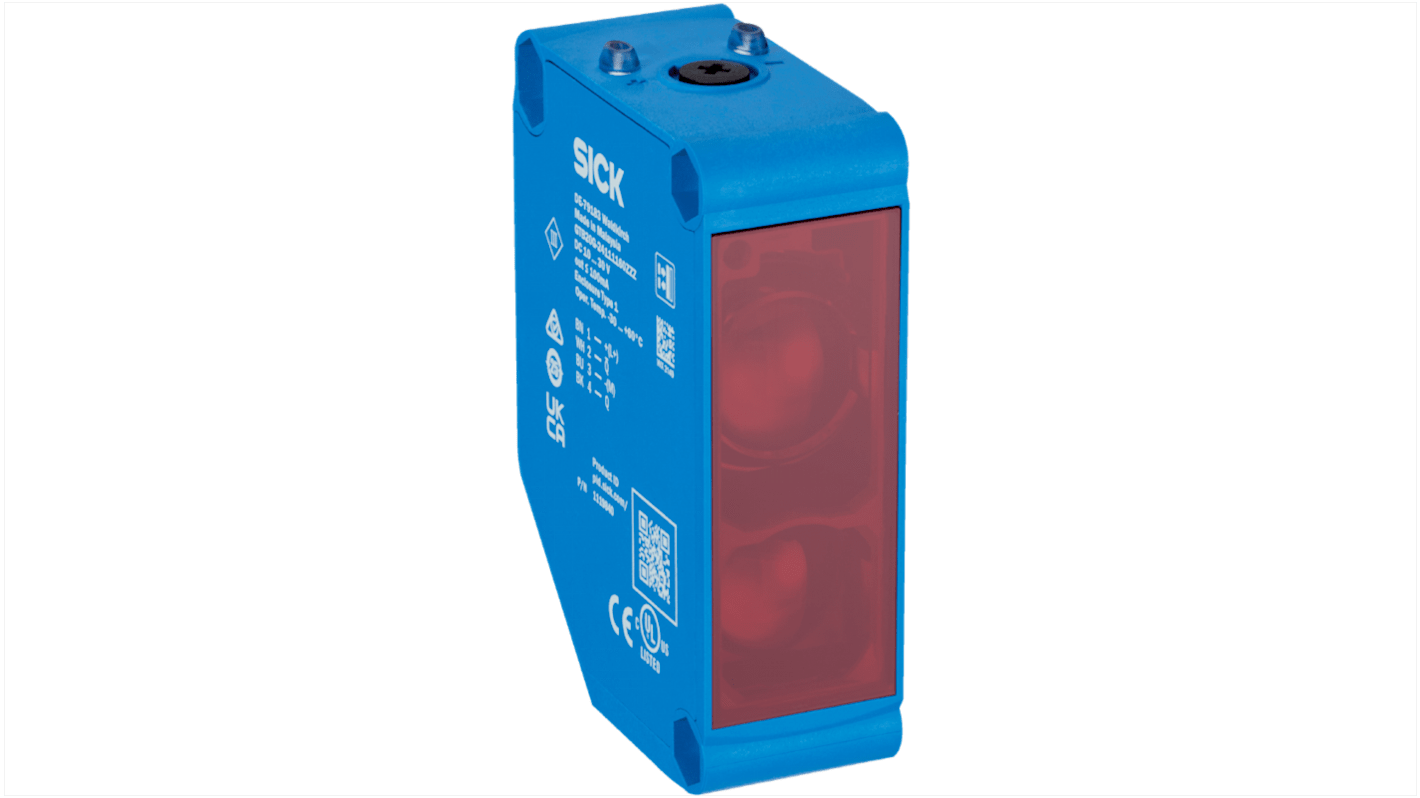 Rs-Online Sensore fotoelettrico Rettangolare SICK rilevamento 3 5 m uscita PNP/NPN
