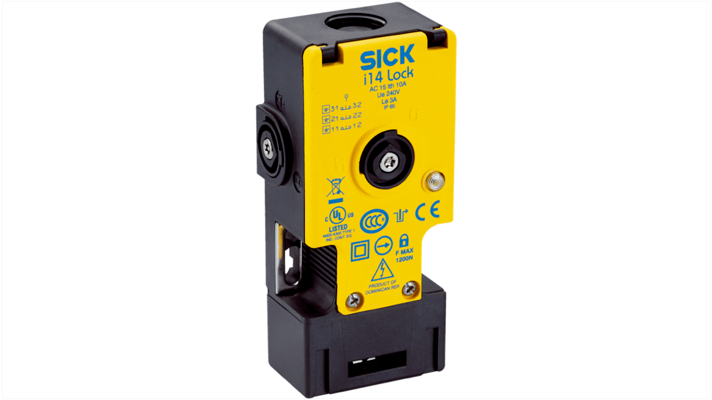 Sick i14 Safety Interlock Switch, 2NC/1NO, Electromagnetic, Glass Fibre Reinforced Thermoplastic, Electromagnetic