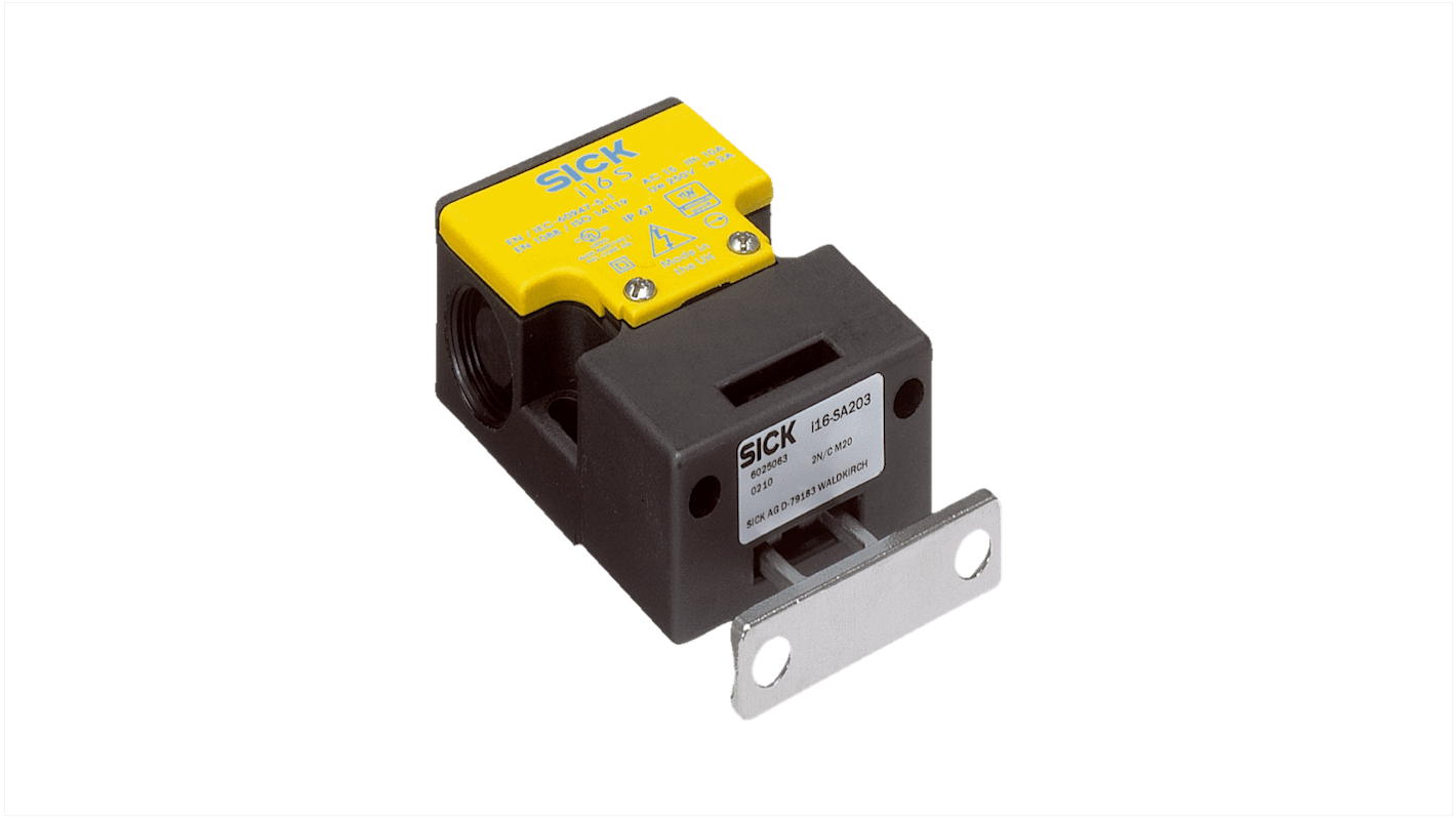 Sick i16 Safety Interlock Switch, 1NO/1NC, Polybutylene Terephthalate (PBT)