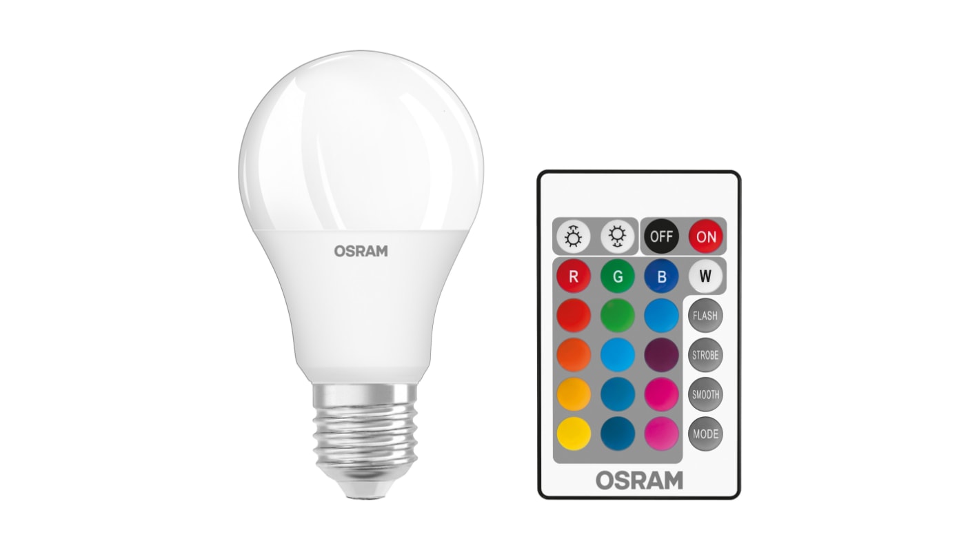 LEDVANCE E27调光LED灯泡, 220 → 240 V, 9 W, 2700K, 暖白色, 灯泡形, 40580系列