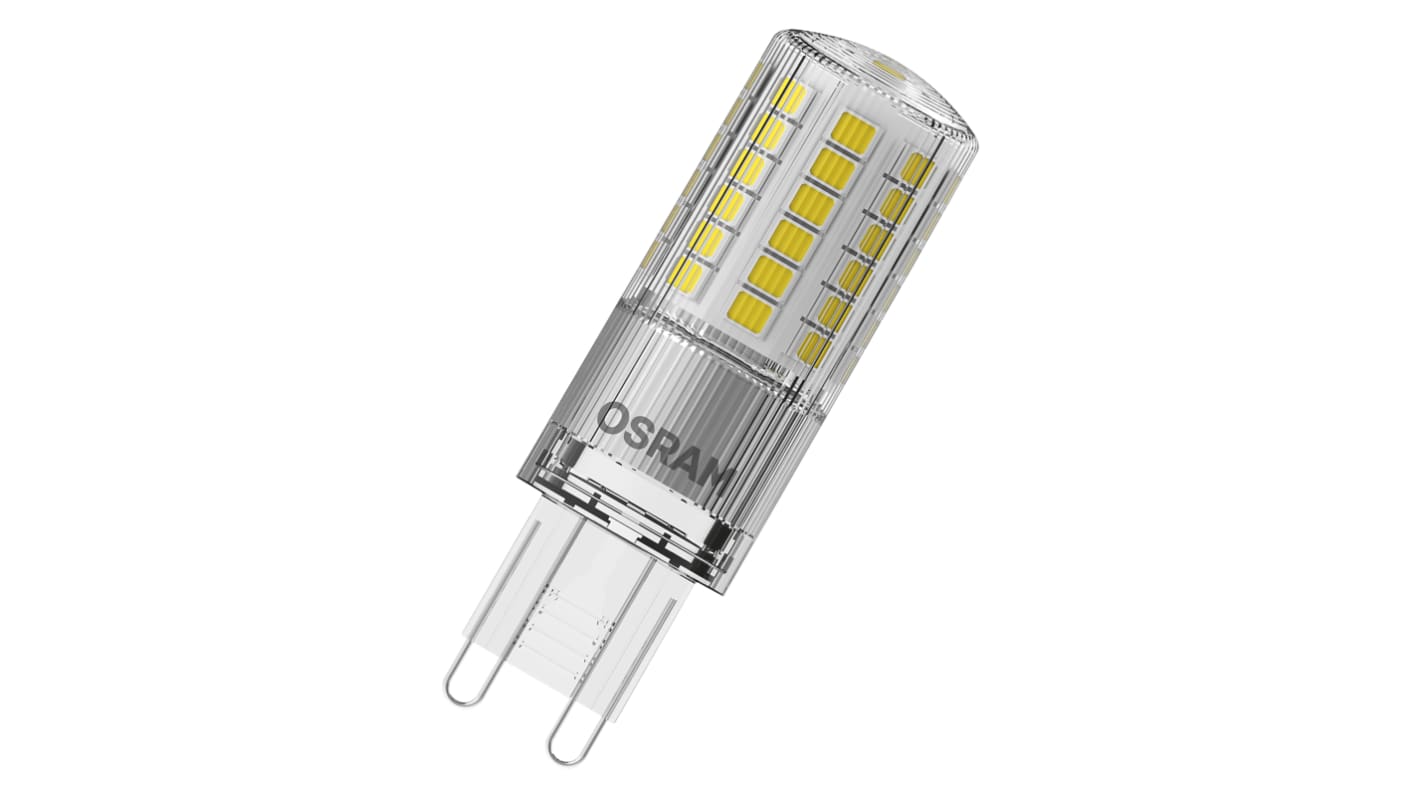 LEDVANCE G9LED灯泡, 220 → 240 V, 4.8 W, 4000K, 冷白色, 引脚, 40580系列