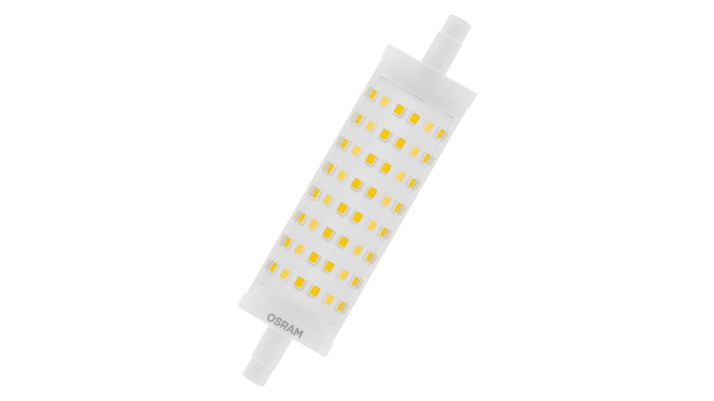 Bombilla LEDTerminación doble LEDVANCE, 40580, 220 → 240 V, 16 W, casquillo R7s, Blanco Cálido, 2700K, 2000 lm