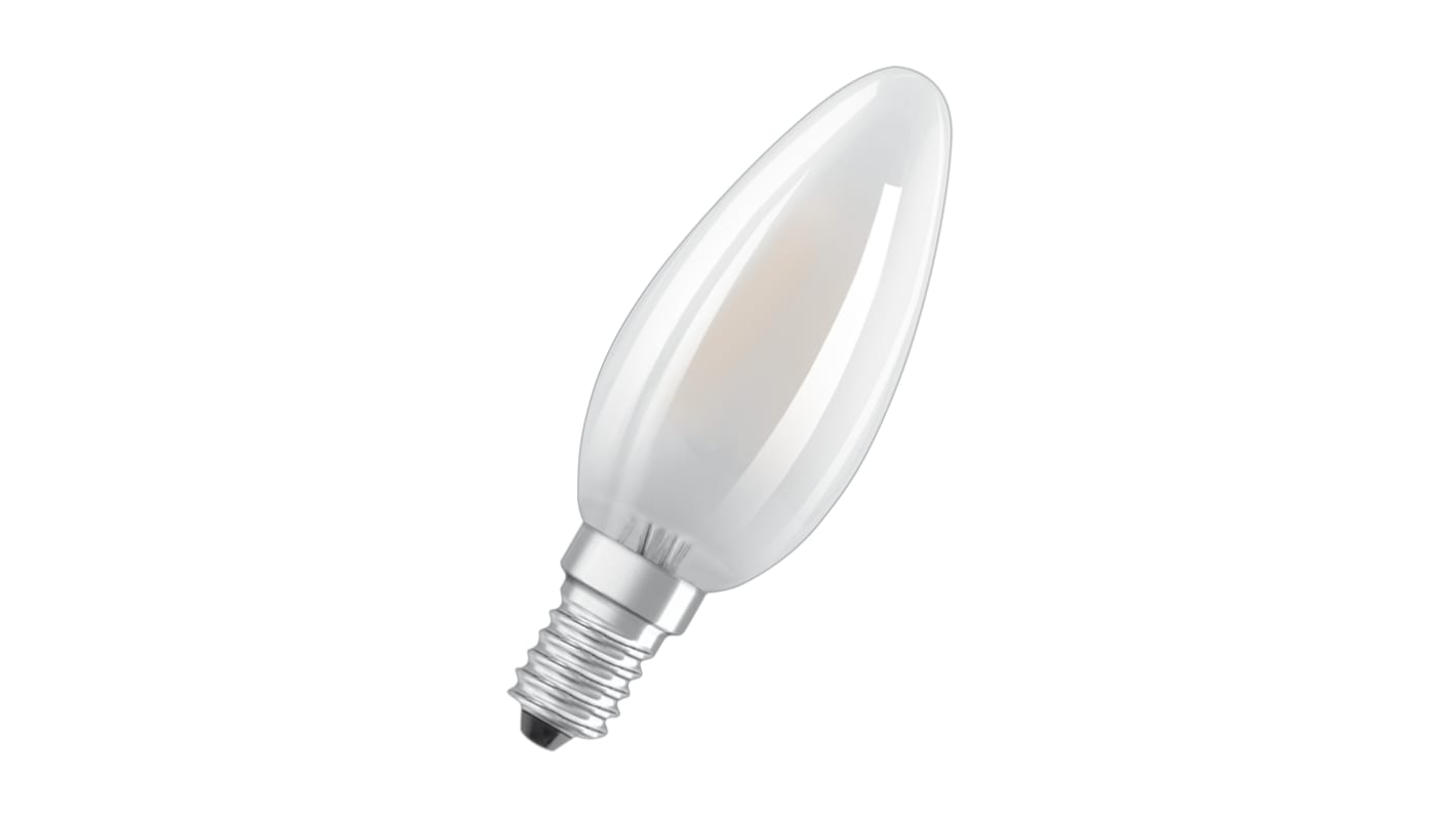LEDVANCE LED Retrofit CLASSIC E14 LED Bulbs 4 W(40W), 6500K, Cool Daylight, Candle shape