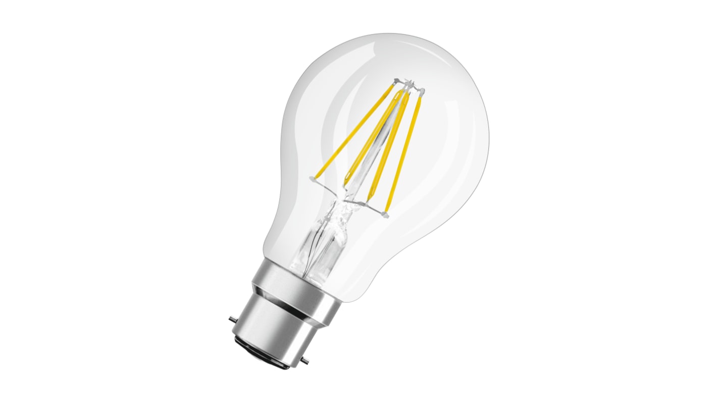 LEDVANCE B22dLED灯泡, 220 → 240 V, 4 W, 4000K, 冷白色, 经典型, 40580系列