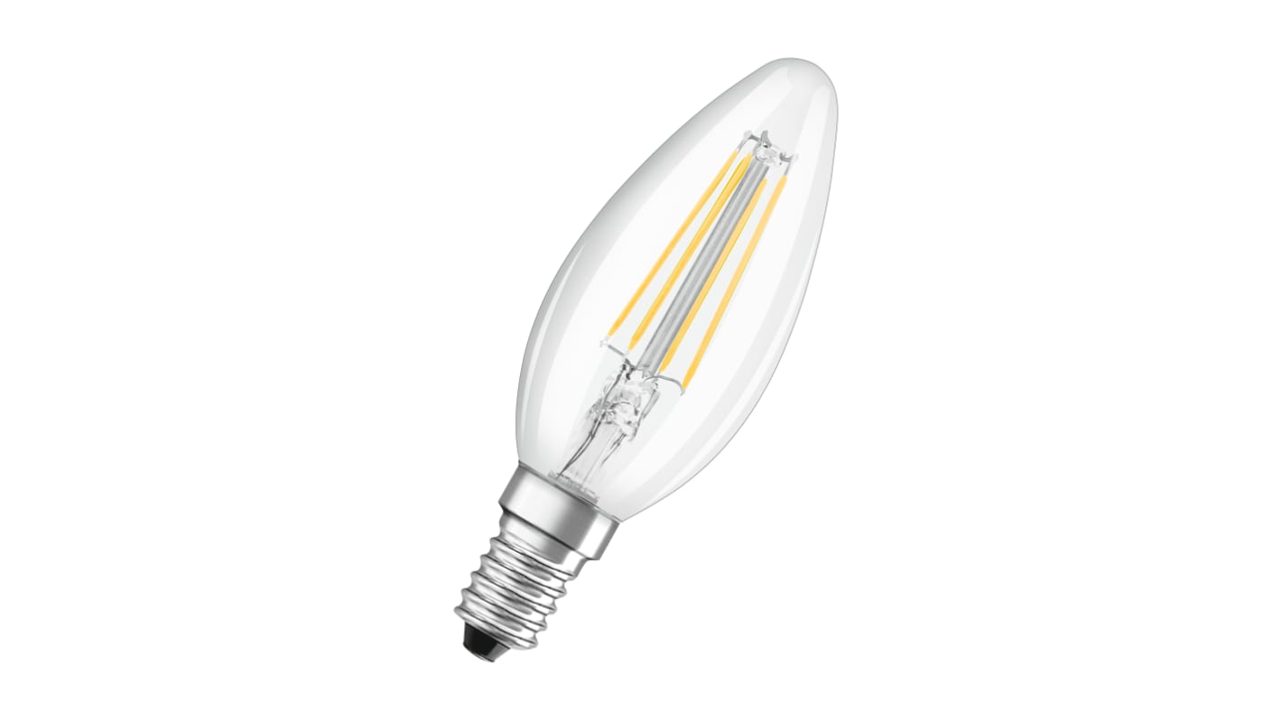 LEDVANCE LED Superstar Plus Classic E14 LED Bulbs 3.4 W(40W), 4000K, Cool White, Mini Candle shape