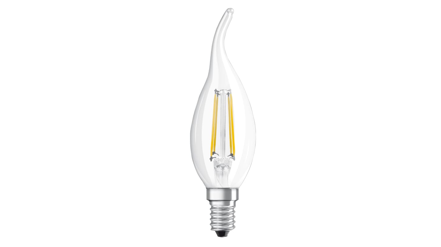 LEDVANCE LED Superstar Plus Classic E14 LED Bulbs 3.4 W(40W), 2700K, Warm White, Mini Candle shape