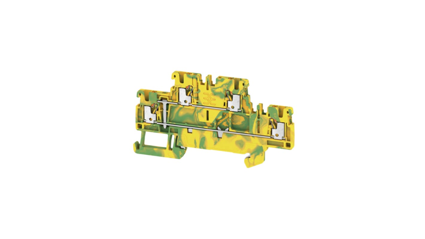 Weidmüller A2T Series Dark Beige, 1.5mm², 2-Level, Push In Termination, ATEX, IECEx