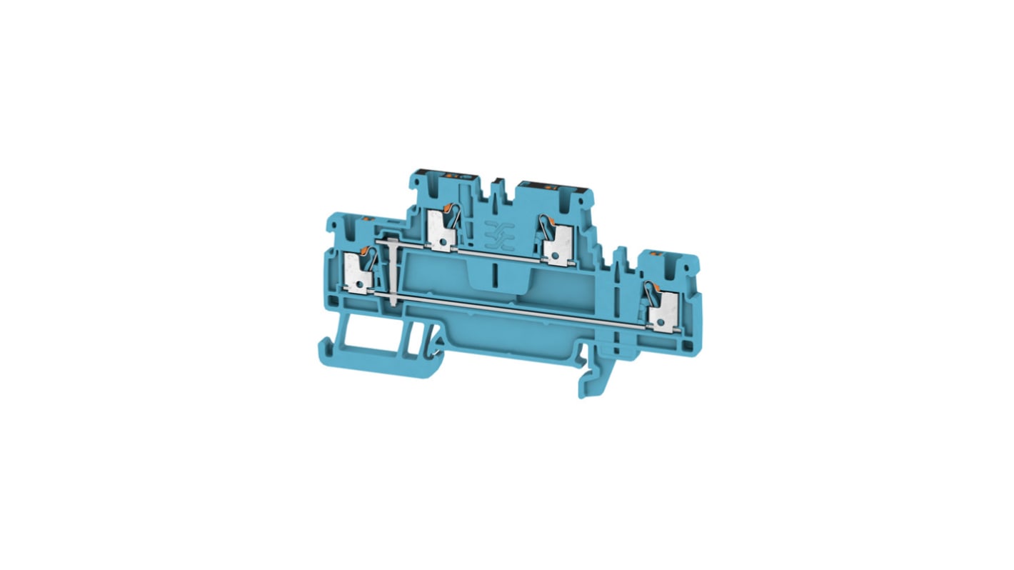 Morsettiera a livelli multipli Weidmüller, Blu, livello Doppio
