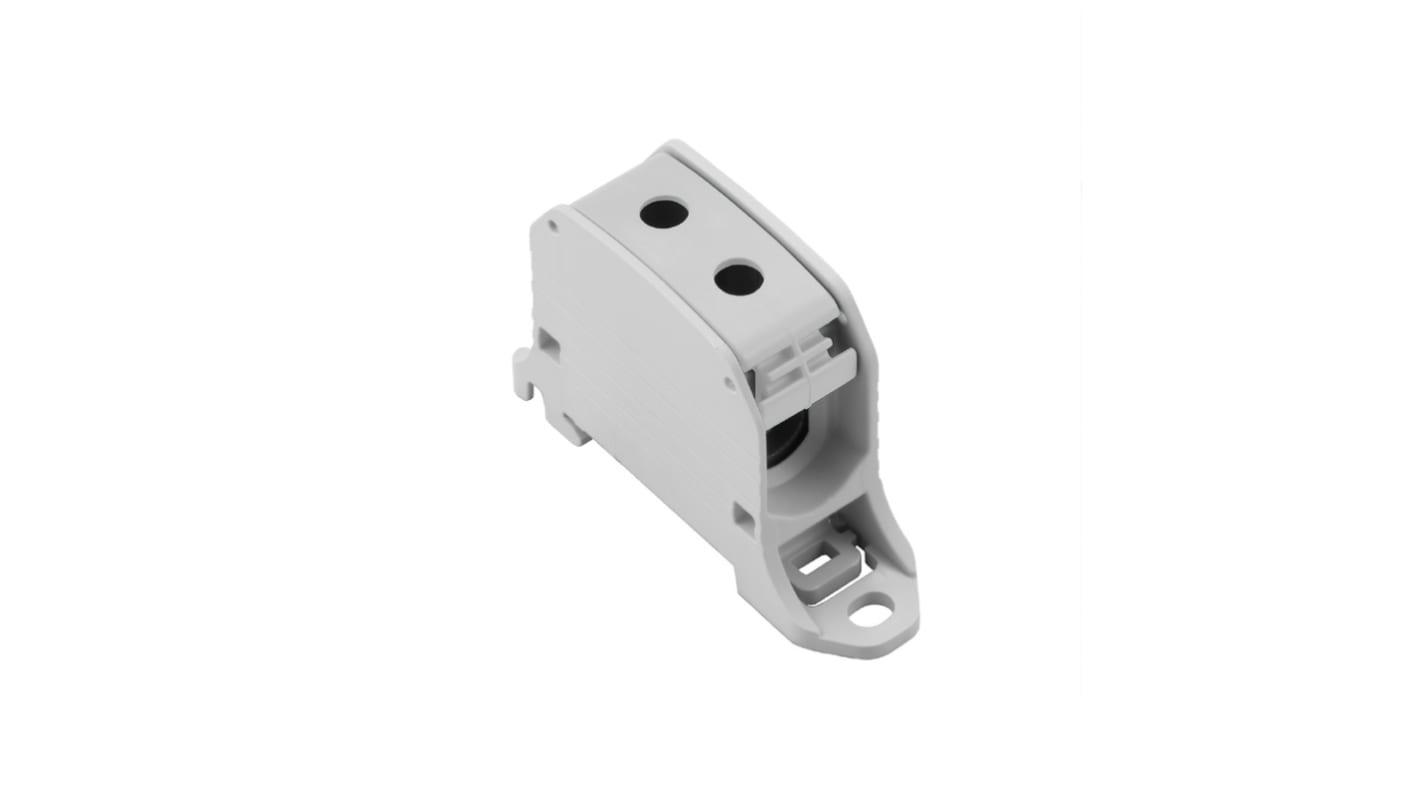 Weidmüller 2502530000 WPD Series Light Grey, 50mm², 1-Level, Screw Termination, ATEX, IECEx