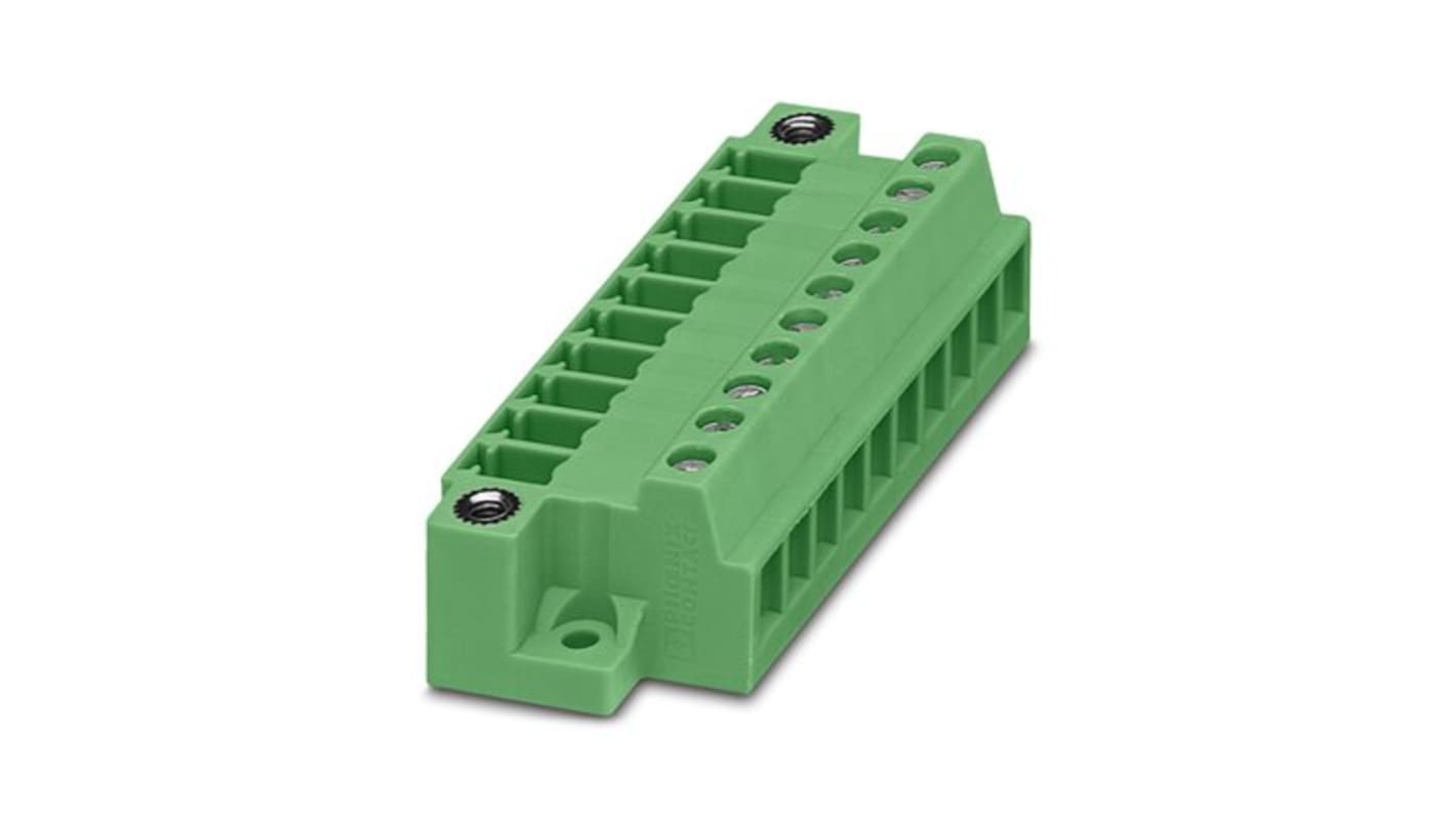 Phoenix Contact 5/12-GFD-3, 81, MCVU 1 Series Straight Solder Mount PCB Header, 12 Contact(s), 3.81mm Pitch, 1 Row(s),