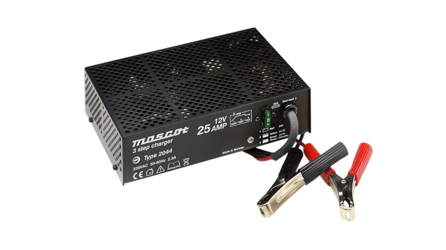 Mascot 2044 Battery Charger For Lead Acid 12 V 2 Cell