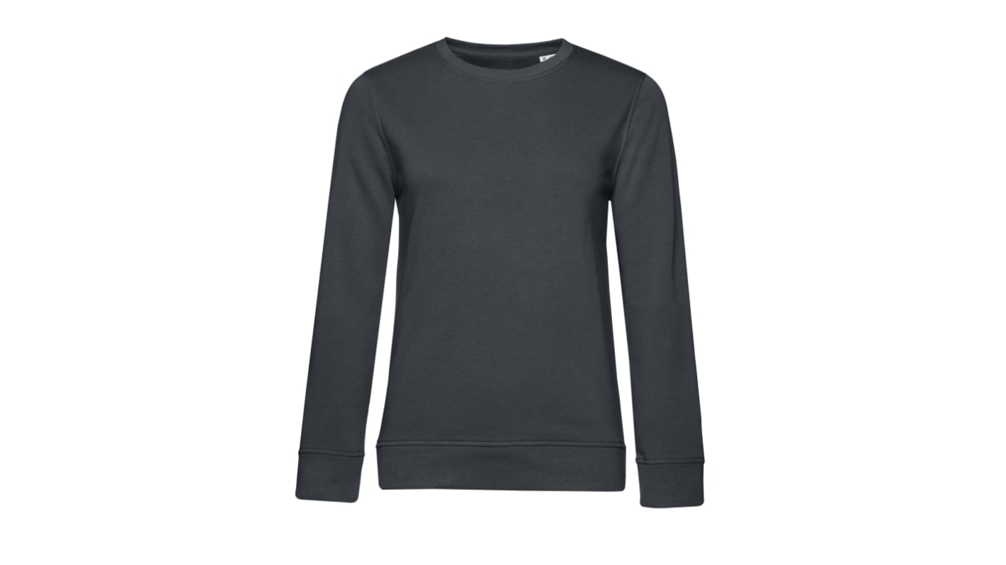 BTC Activewear WW32B Grey Cotton, Polyester Women's<BR/> Work Sweatshirt