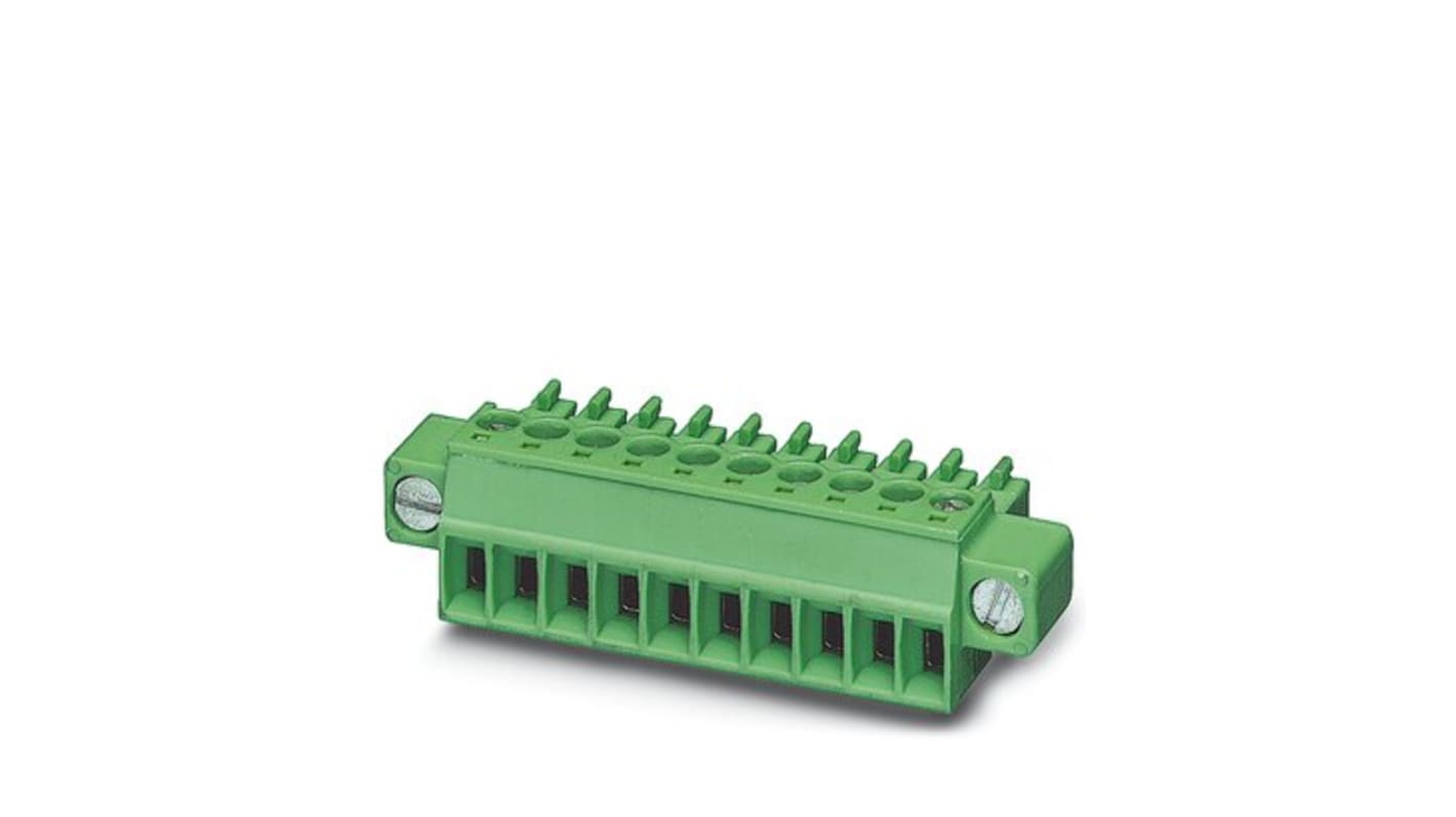 Phoenix Contact, 3.81mm Pitch, 5/15-STF-3, 81, MC 1, 15 Way, , Pluggable Terminal Block, Plug, Solder Mount, Screw