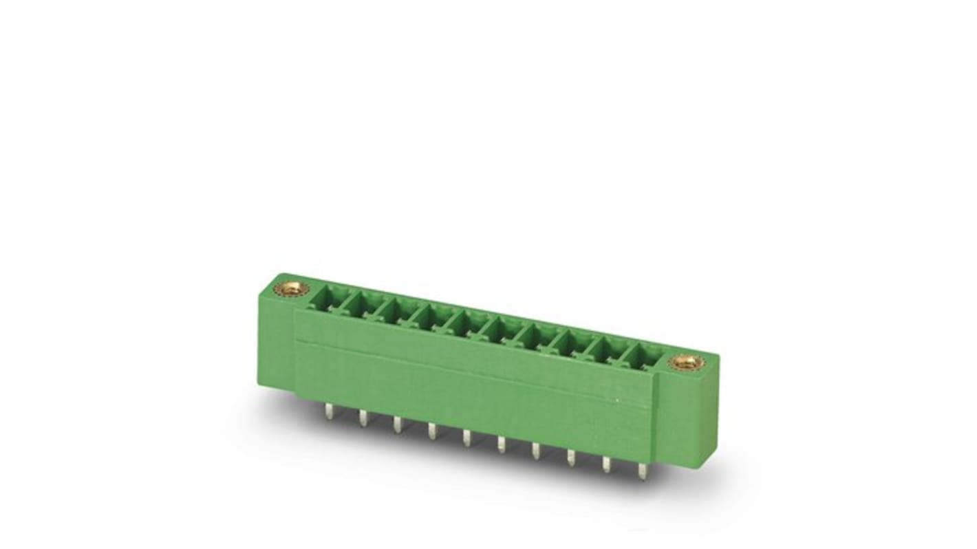 Phoenix Contact, 3.81mm Pitch, 5/ 5-GF-3, 81, MCV 1, 8 Way, , Pluggable Terminal Block, Header, Solder Mount, Pin