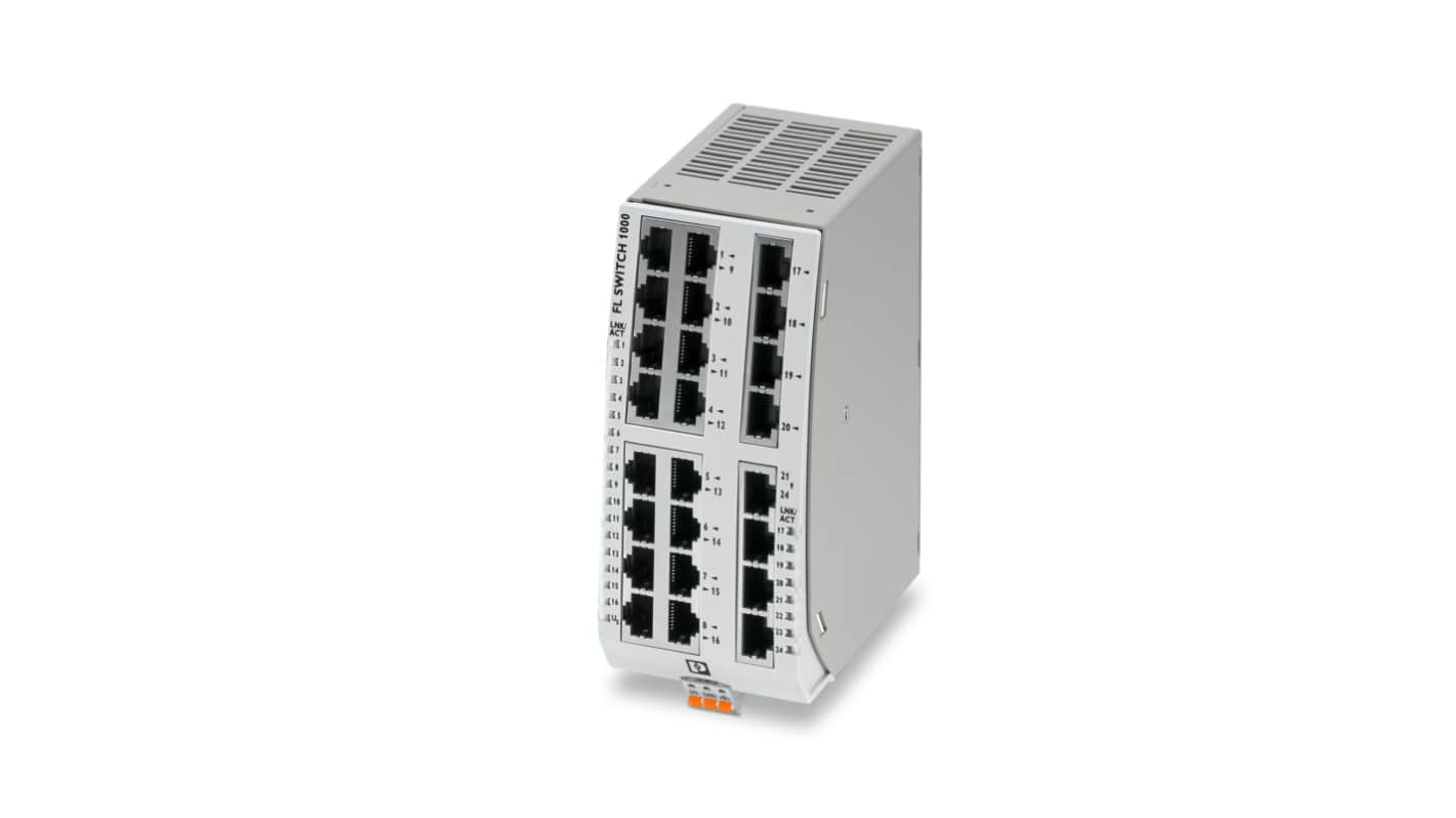 Switch Ethernet industriale Phoenix Contact, 24 porte, Sì