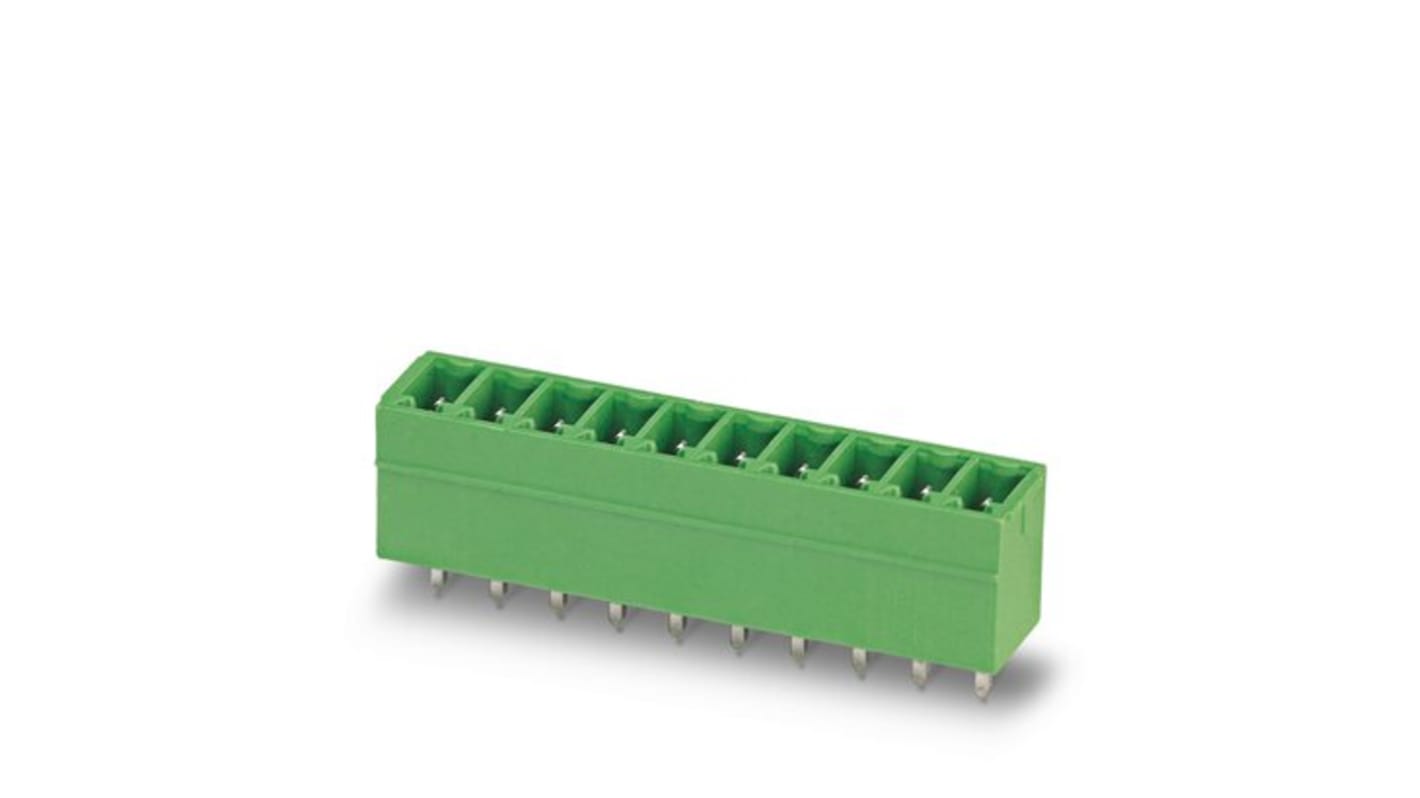 Phoenix Contact, 3.81mm Pitch, 5, 5/16-G-3, MCV 1, 16 Way, , Pluggable Terminal Block, Header, Solder Mount, Pin