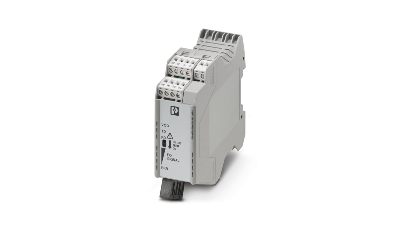 Convertitore di supporti Half duplex/Full duplex Phoenix Contact, Modalità multipla, 12Mbit/s