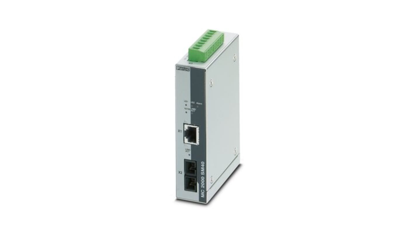 Konwerter multimedialny, Półdupleks/Pełny dupleks, Jednomodowy, 29km, 10 → 100Mbit/s