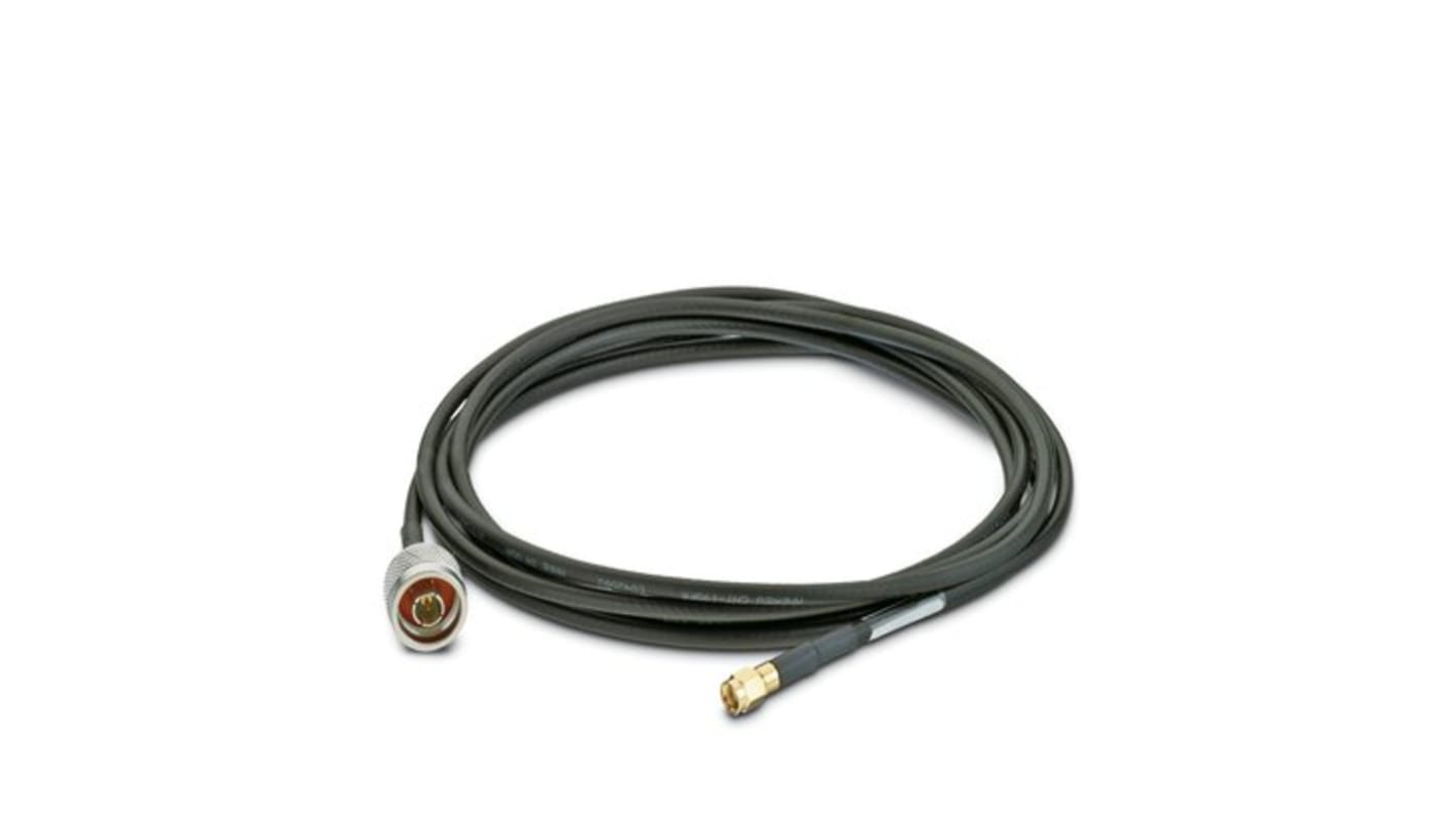 Cable Coaxial Antenna Adapter Cable Phoenix Contact, con. A: RSMA, Macho, con. B: Tipo N, Macho, long. 3m