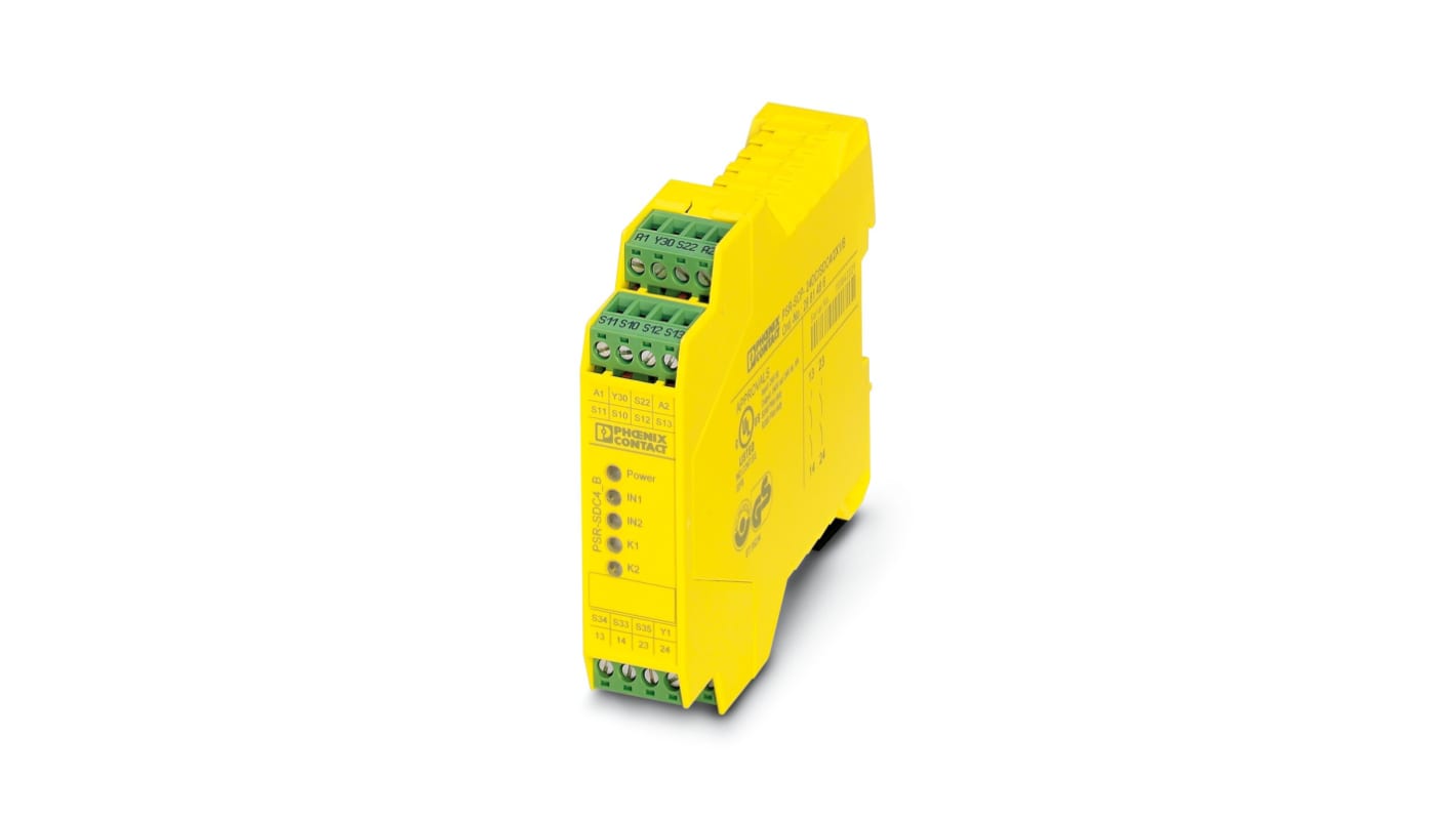 Phoenix Contact Dual-Channel Safety Relay Safety Relay, 24V, 2 Safety Contacts