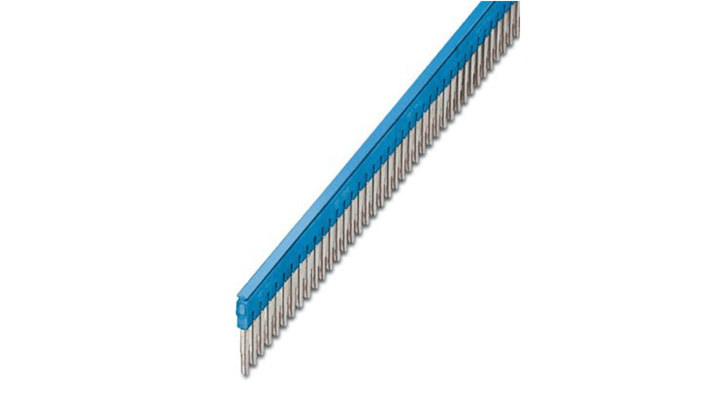 Phoenix Contact FBS 50-6 BU Series Plug-in Bridge for Use with Terminal Block, 32A