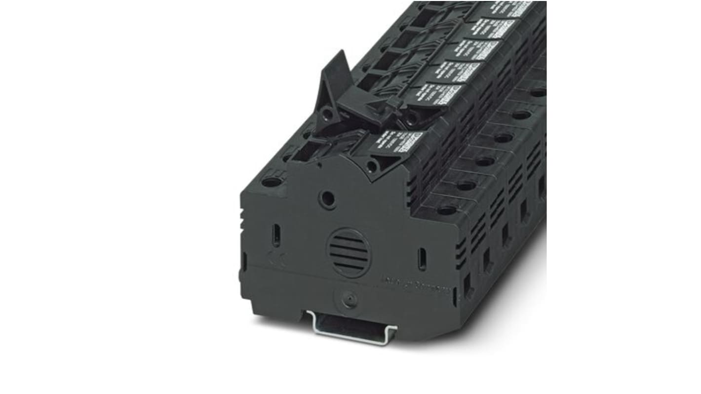 Phoenix Contact 3211236 3-HESI 1000V, UK 10 Series Black, 16mm², 2-Level, Screw Termination
