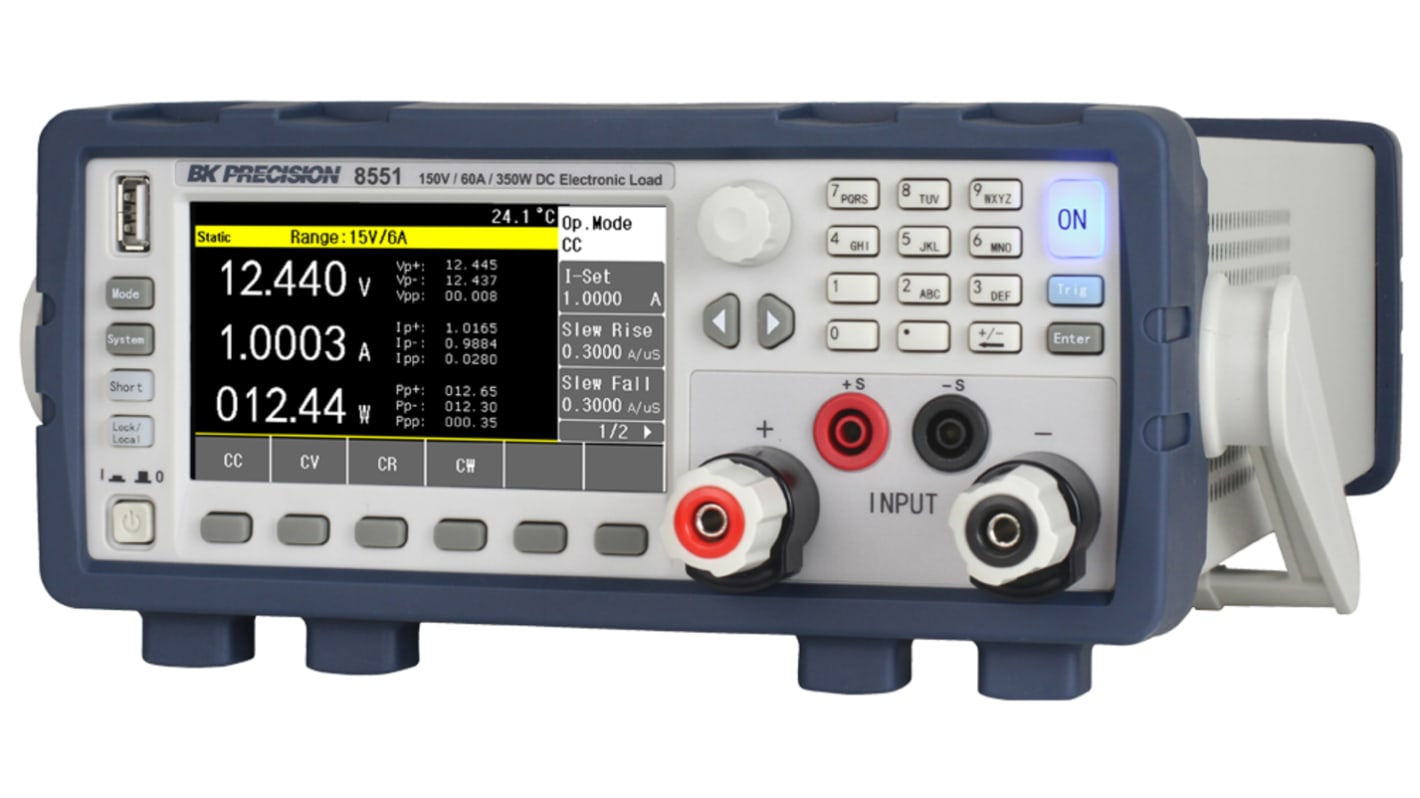 BK Precision 8550 Series Electronic Load, 350 W, 150 V, 60 A