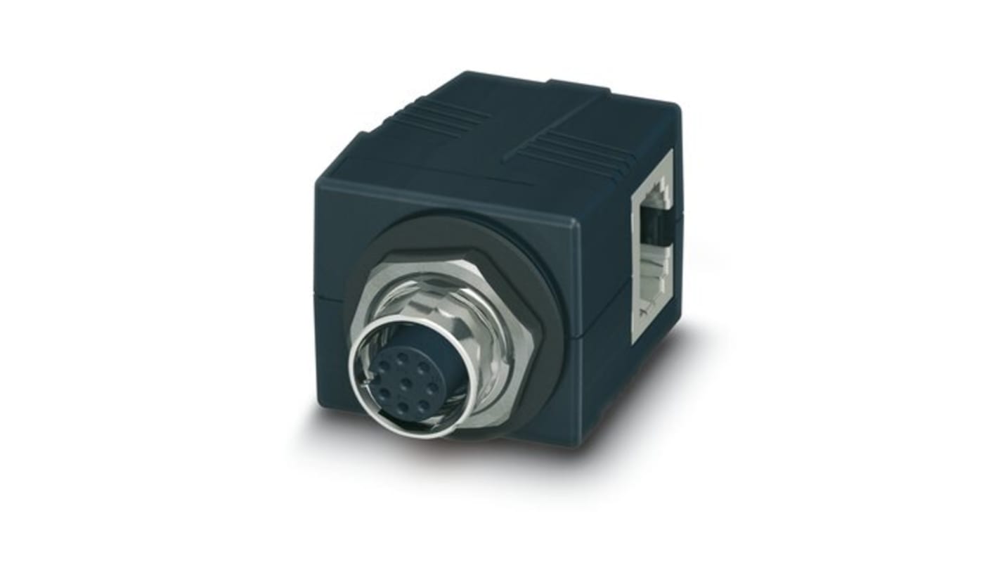Connettore Ethernet Femmina Phoenix Contact Cat6a, 8 vie, Montaggio posteriore