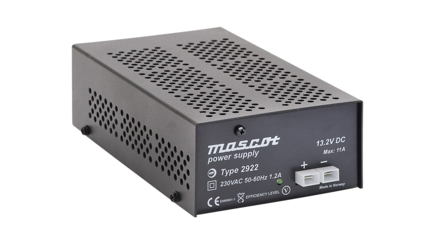 Mascot 145W PC Power Supply, 230V dc Input, 13.2V dc Output