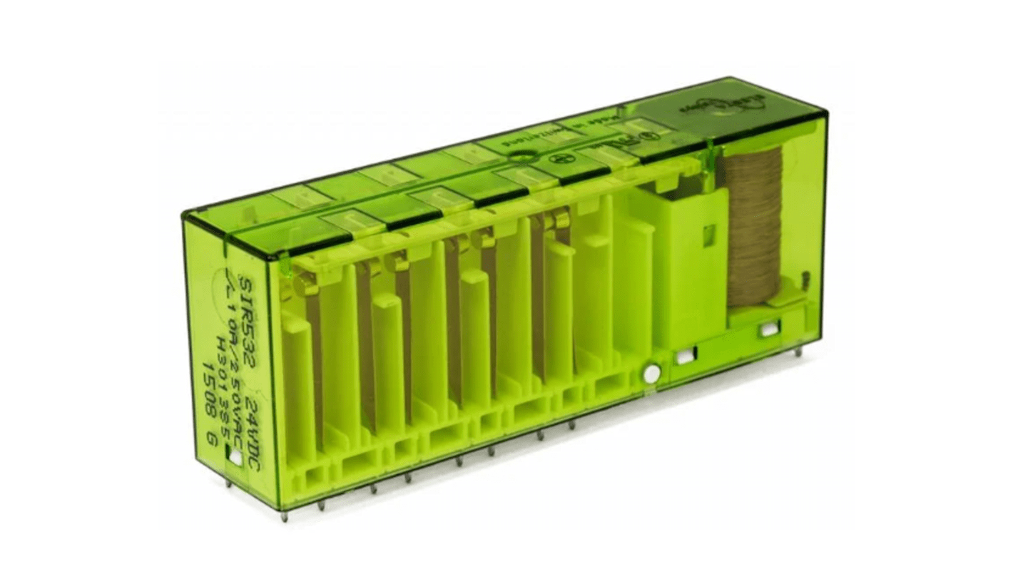 Elesta PCB Mount Force Guided Relay, 12V dc Coil Voltage, 4NO/4NC