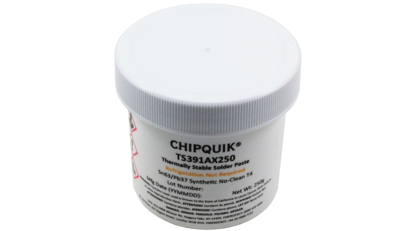 CHIPQUIK Thermally Stable Solder Paste No Solder Paste, 250g Jar